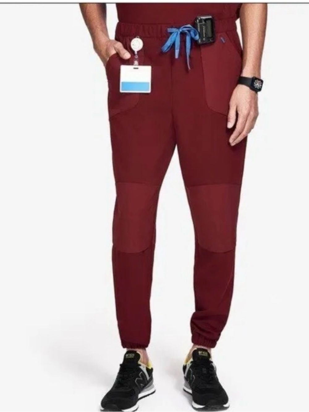 Women’s Burgundy Figs Mickey Jogger Pants - Stretch Performance Fit